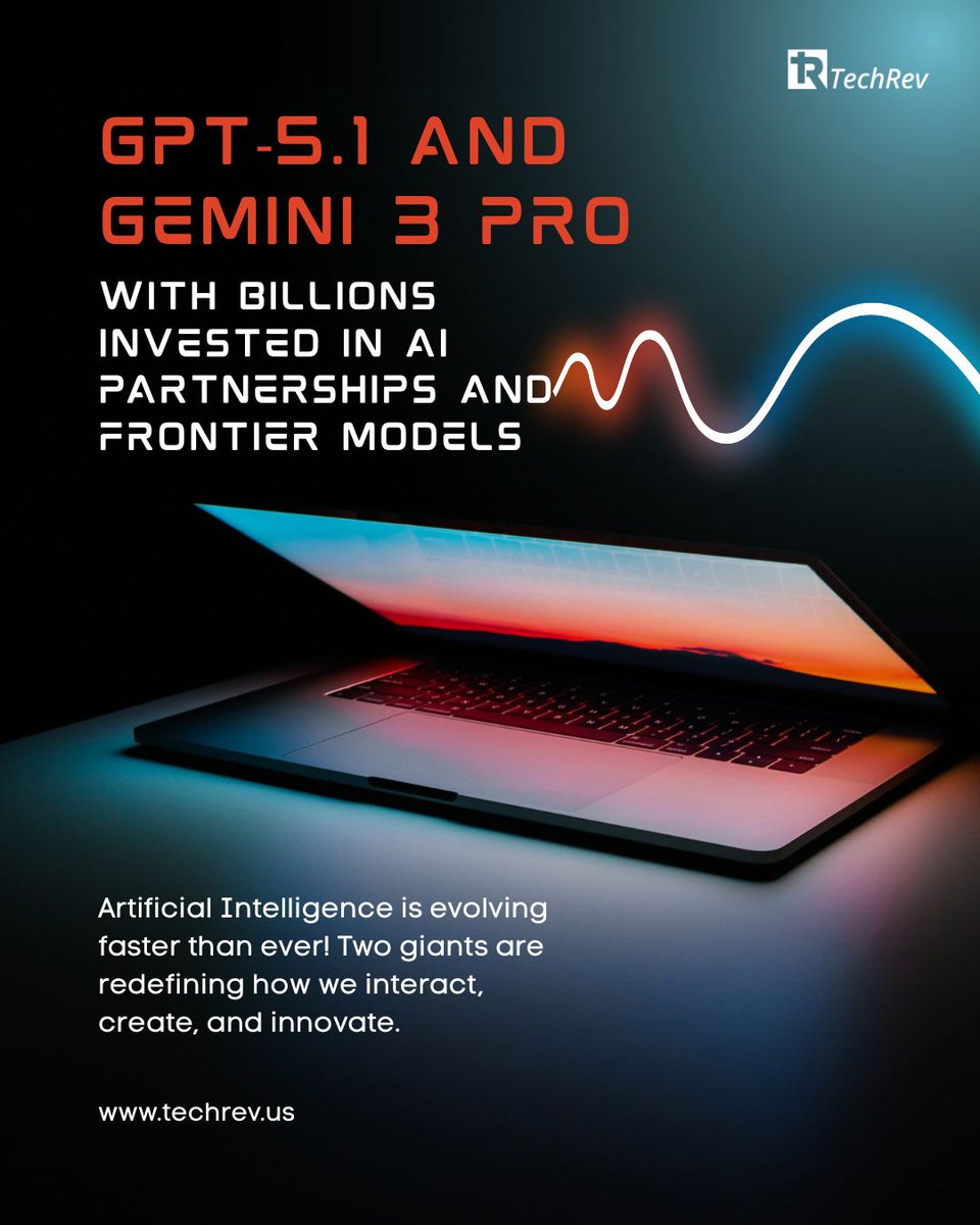 TechRevLLC's tweet image. ✨🤖 AI is transforming the way we work and create! 🚀

From ChatGPT’s conversational power 💬 to Gemini’s multimodal brilliance 🔍, the future of innovation is here.

Are you ready to harness it? 💡

#aicommunity #chatgpt5  #Gemini  #futuretech2025  #newtechnology #techrev