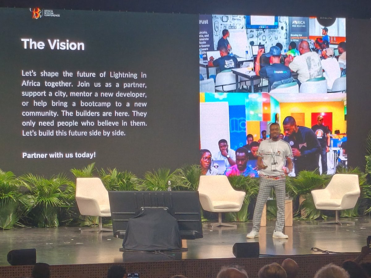 afribitcoiners's tweet image. The future of Bitcoin adoption in Africa depends on building and producing our own technology, not merely consuming imported solutions.

 Powerful keynote by @megasley of @FreeRoutingAf at @AfroBitcoinOrg.