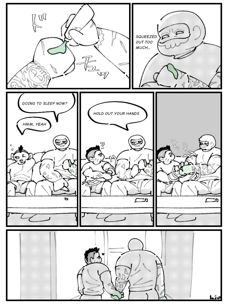 ayakigio's tweet image. 今日は💀🧼で「ハンドクリーム(hand cream)」
#Ghoap