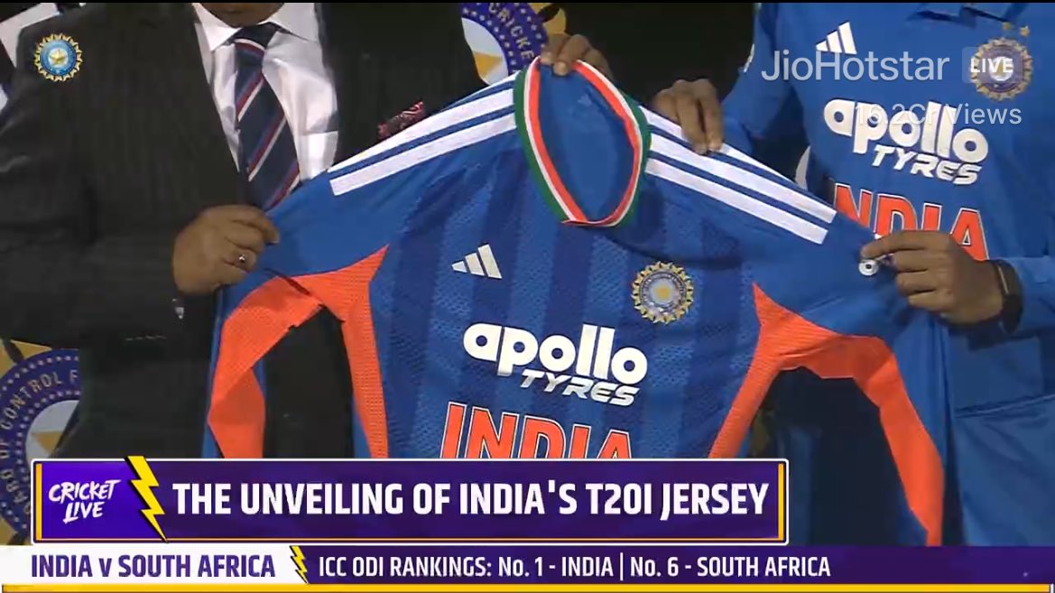 ImTanujSingh's tweet image. 🚨TEAMI INDIA NEW JERSEY FOR T20 WORLD CUP 2026 🚨