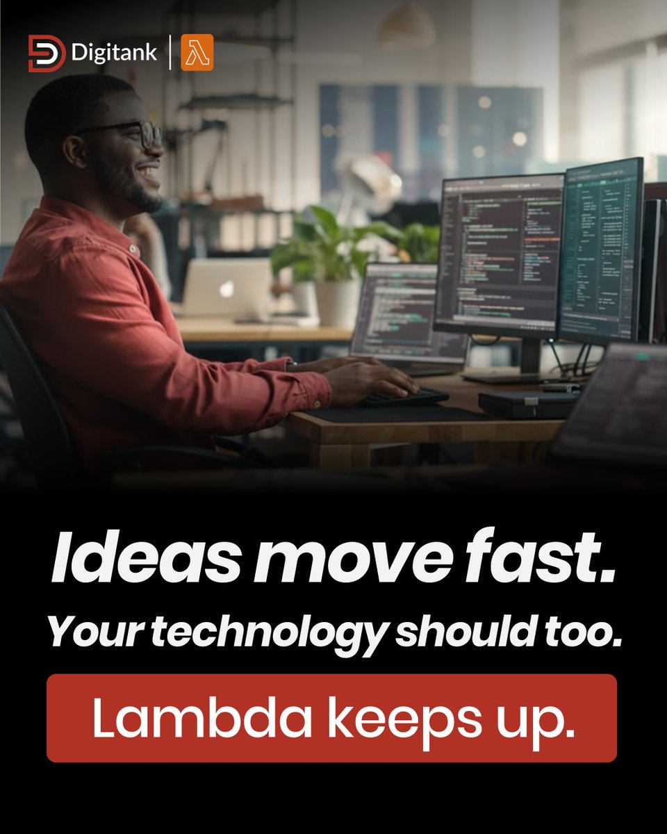 DigitankAfrica's tweet image. Some tasks can’t wait for servers to start up. AWS Lambda executes instantly — so your ideas move at the speed of action.

Build faster. Run smarter: ow.ly/z8mr50XBecC

#Serverless #AWSLambda #CloudDevelopment #BuildFaster