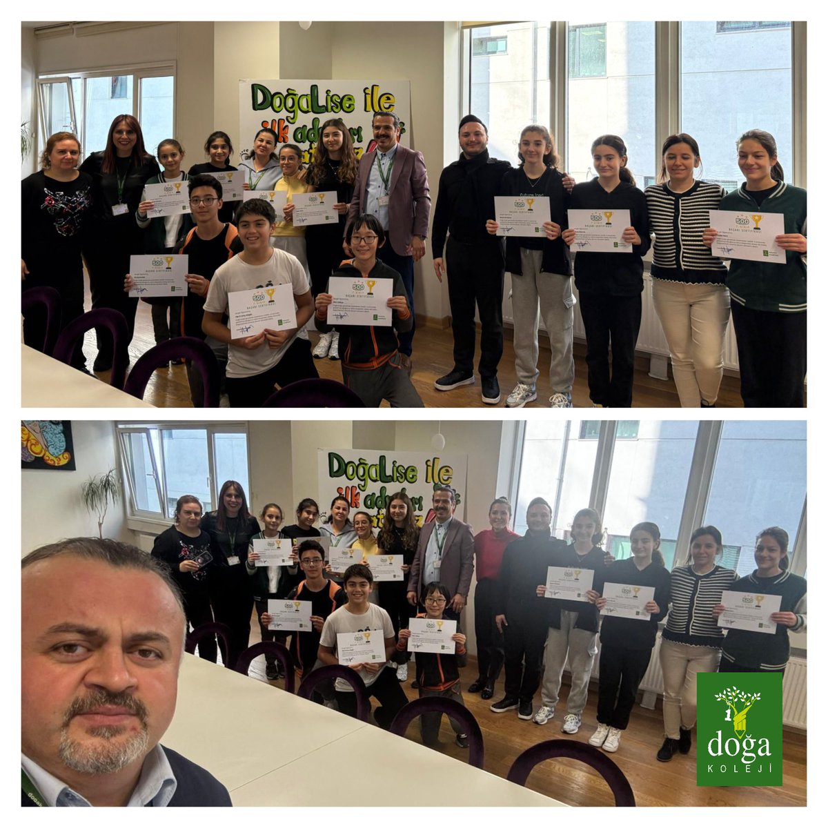 📣📣📣
Halkalı Doğa Ortaokulu Kademesinden
 5 ve 7. Sınıf Öğrencilerimiz, DAGİS-4 Denemesinde 500 tam puan 🏆🥇yaparak başarılı bir performans göstermişlerdir.

Başta öğretmenlerimiz olmak üzere tüm öğrencilerimizi tebrik ederiz. 🍀

#başarı #sınav #başarıdoğamızda #halkalıdoğa