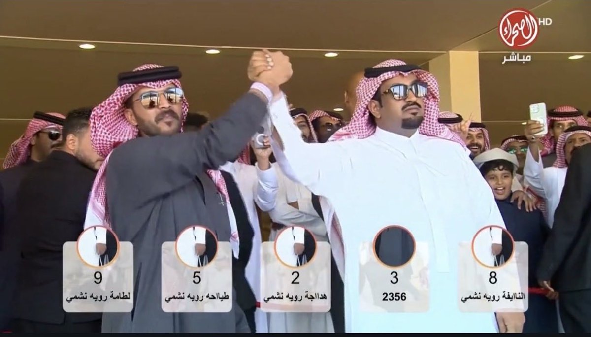 ab_hamli's tweet photo. المعلق : من فيكم يرفع يده على المركز الاول

نشمي وفهد : 🤝🤝

الف مبروك يالابطال هذا الاكستاح

ومثلتم القبيله خير تمثيل 

#نشمي_الظويفري 🥇
#فهد_الهضاع  🥈 https://t.co/qqFqtQggth