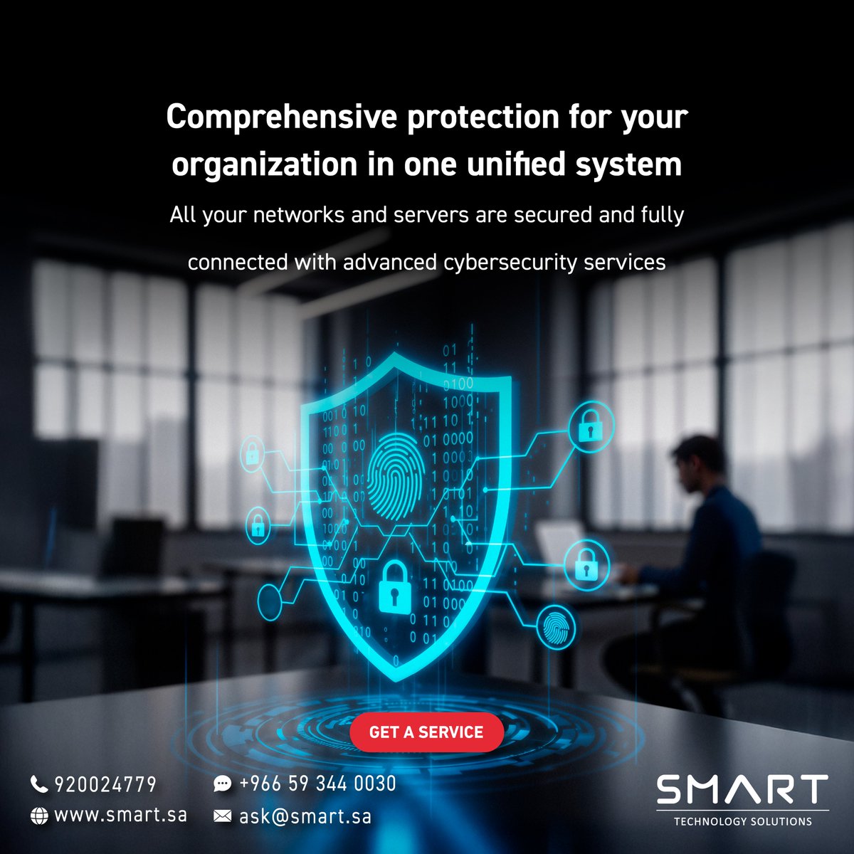 SmartTechSA's tweet image. الهجمات الإلكترونية أصبحت أذكى من أي وقت مضى، وأي نظام غير مؤمّن قد يكون نقطة ضعف تؤثر على عملك.
تقدم لك شركة سمارت حلول الأمن السيبراني لتأمين جميع الأصول التقنية في منشأتك.
تواصل معنا عبر الواتس اب - الرابط في البايو 👆🏻

#سمارت #امن_سيبراني #هجمات #SMART #Cyber #Cybersceurity