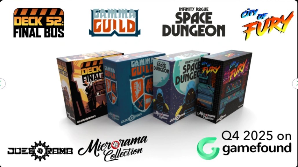 ¡Queda muy poco para que finalice la campaña de los nuevos Microrama!

¡Todavía estás a tiempo de entrar!

gamefound.com/en/projects/ju…