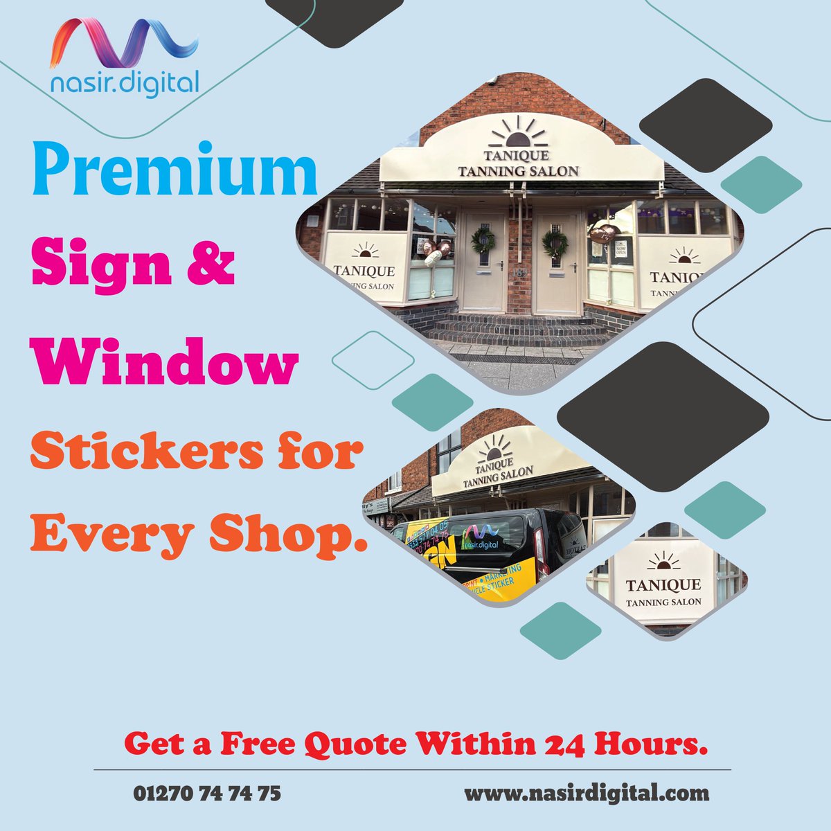 nasirdigital33's tweet image. Premium Sign &amp;amp; Window Stickers For Your Shop.
Learn More: nasirdigital.com
#rimless #pavementsigns #flatcutsign #nasirdigital #marketing #flyers #signage #signs