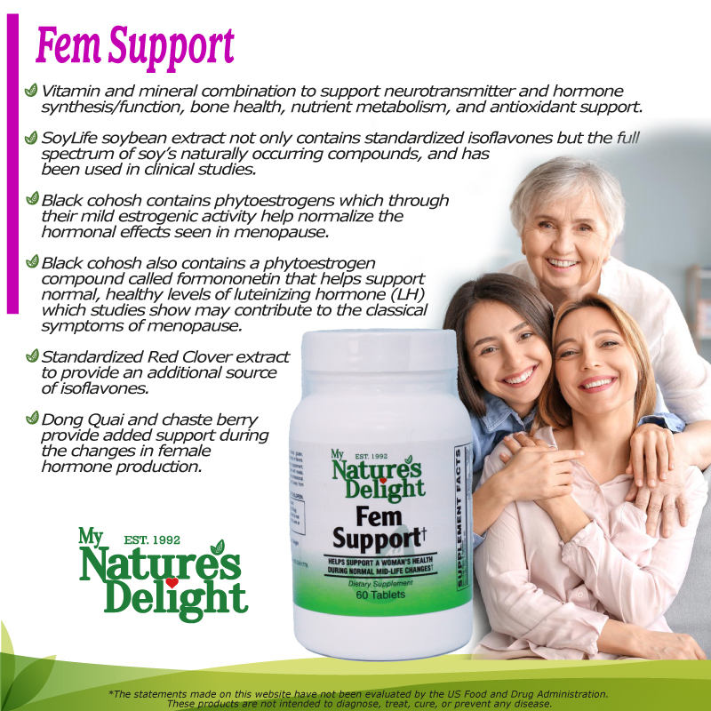 mynaturesdeligh's tweet image. Boost your midlife wellbeing with Fem Support! This special formulation combines essential vitamins &amp;amp; plant extracts to help manage menopausal symptoms. Get yours: mnd.bz/pwik #mensupport #hormonebalance #womenswellness