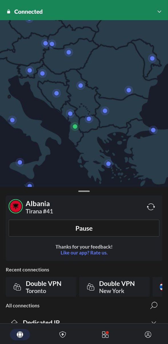 เชรดโด้ว ของจริงหวะ พอดีมีมือถือรอง <a href="/solanamobile/">Seeker | Solana Mobile</a> ยังไม่อยากเชื่อม YouTube Premium ID หลัก เลยเอา google ไอดีรองไป login ก่อน

เชื่อม VPN ประเทศ Albania ไม่โดน ads จริงด้วย โหดจัด ประหยัดได้อีก 350 บ./เดือน