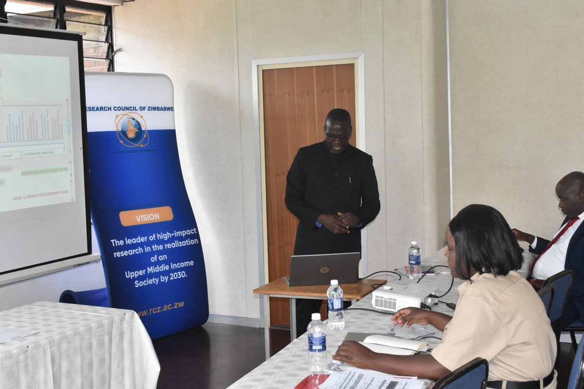 researchzim's tweet photo. The Research Council of Zimbabwe is at the Zimbabwe Institute of Public Administration and Management for the 2026-2030 Strategic Planning Workshop from 1 to 5 December 2025.
#strategicplanning
#Vision2030 https://t.co/R7Ge2WxjM3