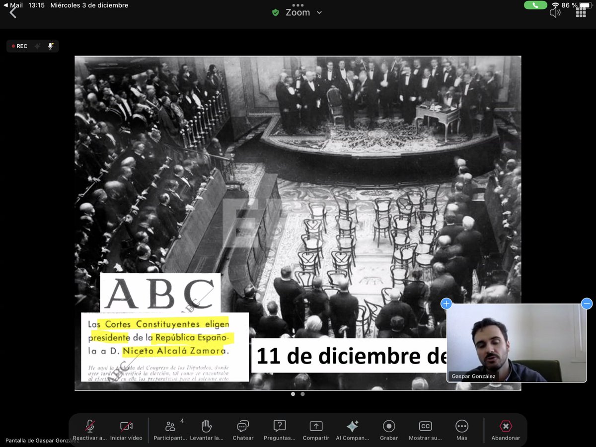 revistaTRCUNED's tweet photo. Gaspar González Represa
@GasparRepresa
"La HISTORIA CONSTITUCIONAL de MÁLAGA a través de sus Lugares de Memoria"  en directo en
@FacDerecho_UNED
@ACE_ACOES @AngelRod_ https://t.co/VRif5oM5TH