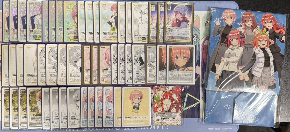 五等分の花嫁TCG ごとカドカップ 参加者5名 本日優勝は聖剣さんでした
