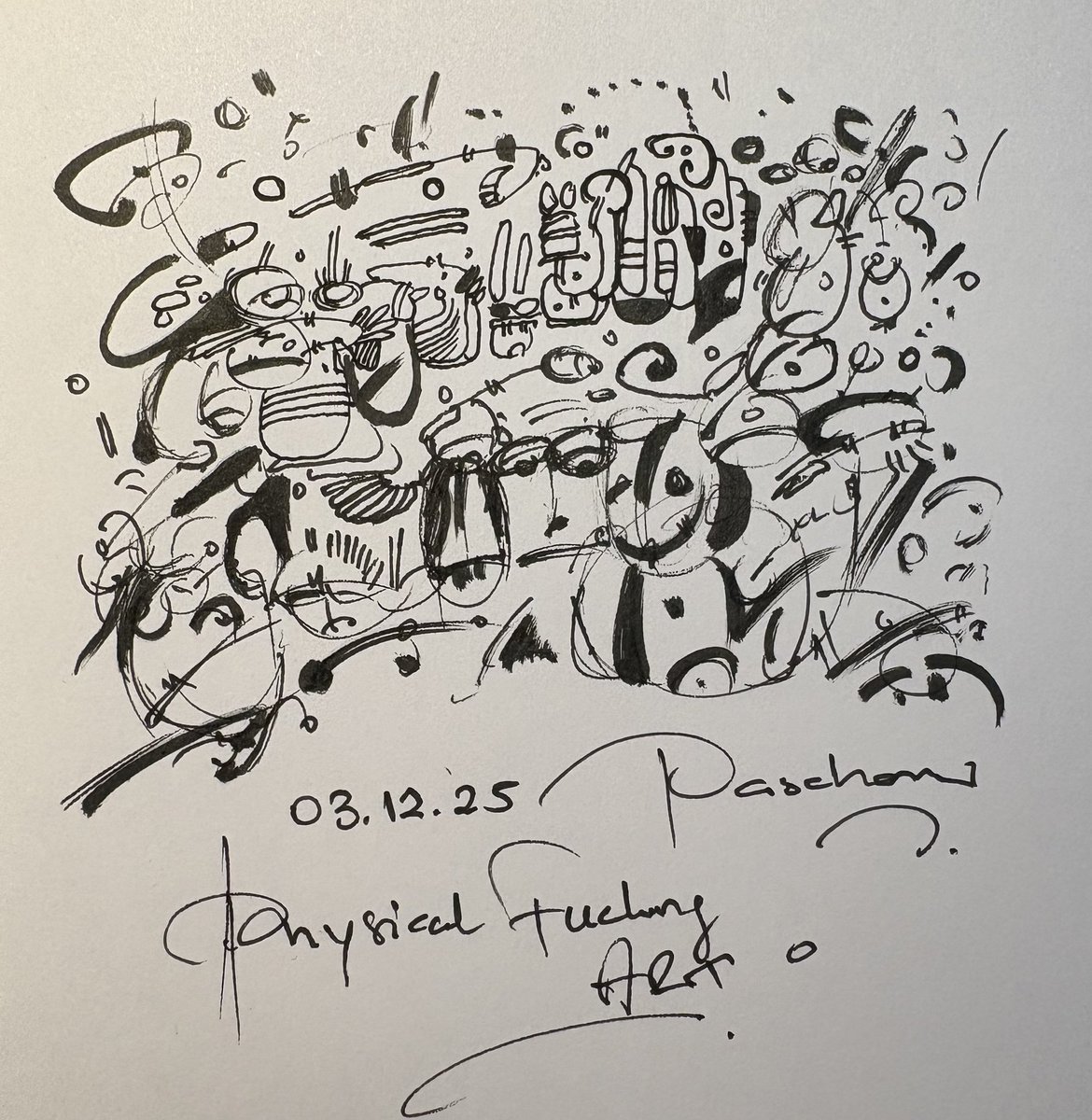 paschamo's tweet image. Doodle of the day. 

Be kind and keep creative ❤️