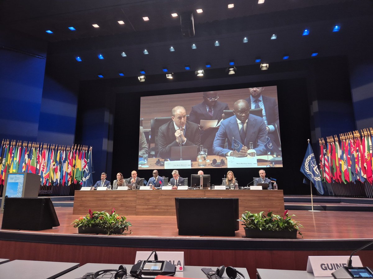 kevinjonheller's tweet image. The incomparable Marko Milanovic kicking off the launch of the OTP&apos;s new policy on cyber-enabled crimes. #ICC #ASP24