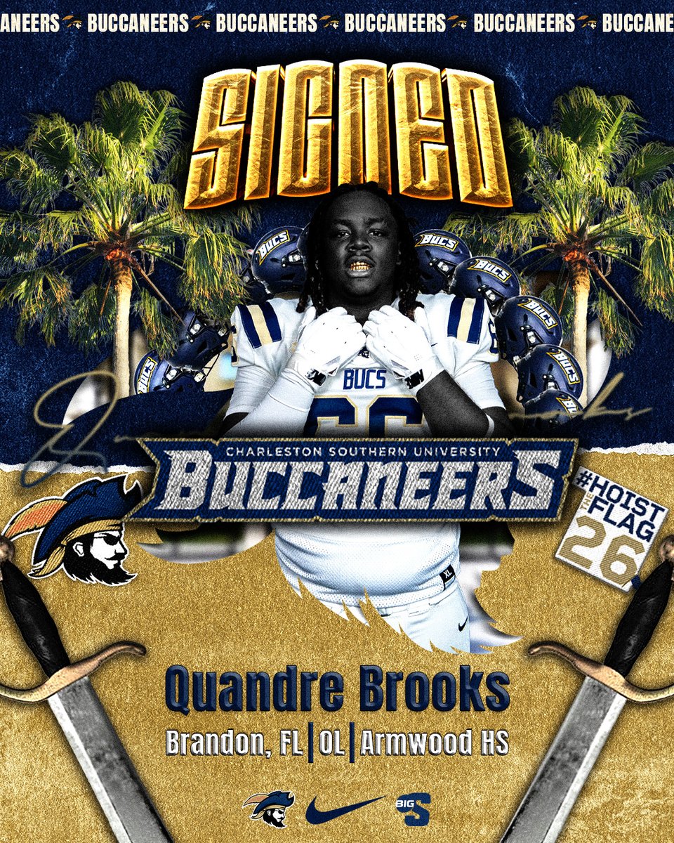 CSU_FB's tweet image. 𝐅𝐫𝐨𝐦 𝐁𝐫𝐚𝐧𝐝𝐨𝐧 𝐭𝐨 𝐂𝐡𝐚𝐫𝐥𝐞𝐬𝐭𝐨𝐧 🏴‍☠️

Quandre Brooks is a Buc!