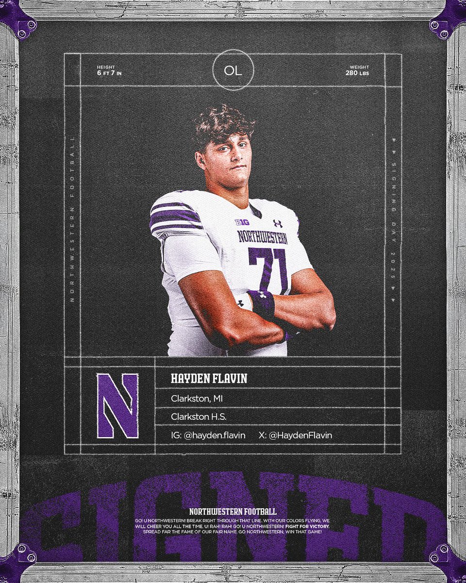 Northwestern Football tweet media