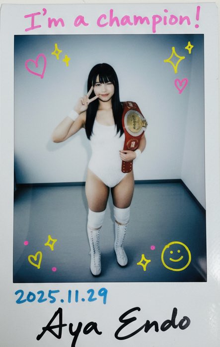 Shi-onさんのチェキプロンプトをお借りしてやってみました😊