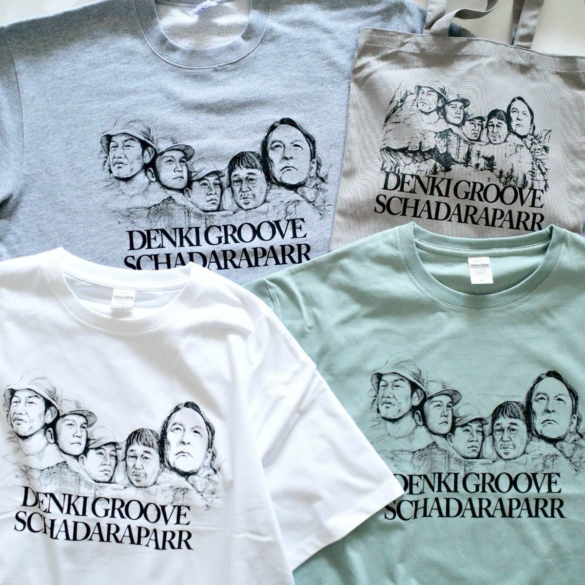 電気グルーヴ×スチャダラパーのグッズもあるよ～～