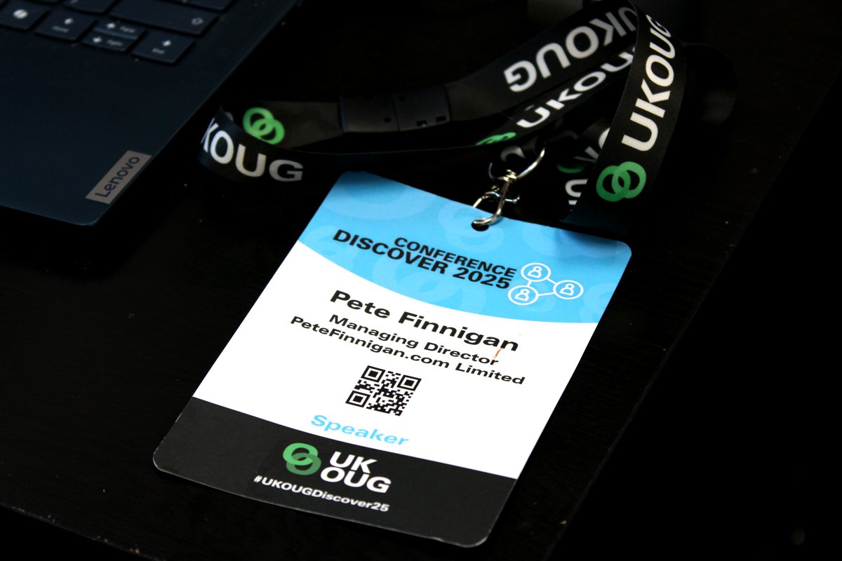 petefinnigan's tweet image. Just got back from 2 great days at the UKOUG 2025 conference in Birmingham. Great to chat to so many people and thanks to all who attended my two talks. #oracleace #sym_42 #ukoug #ukougdiscover25