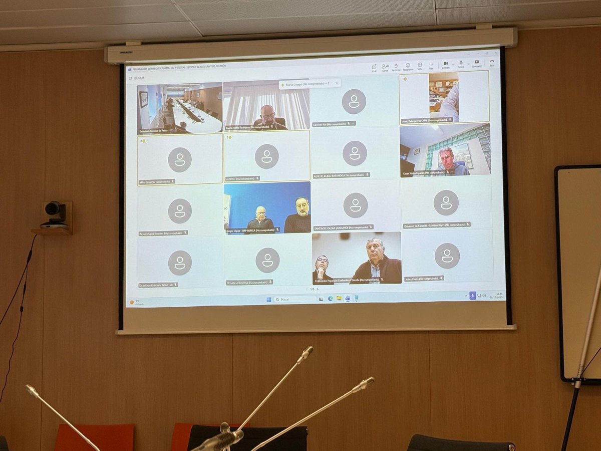 Con motivo de la celebración del próximo Consejo de la Unión Europea de Ministros de Agricultura y Pesca donde se adoptará el Reglamento del Consejo por el que se fijan para 2026, 2027 y 2028 las posibilidades de pesca, asistimos en Madrid a reuniones convocadas por la SEGEPESCA