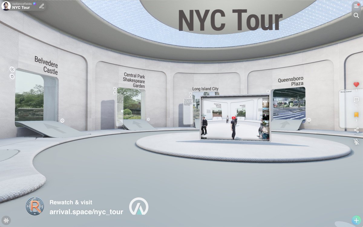 arrival_space_'s tweet image. Thanks everyone for joining the #3DGS #NYCTour hosted by @RadianceFields Watch the event recording &amp;amp; visit the spaces here ➡️arrival.space/nyc_tour