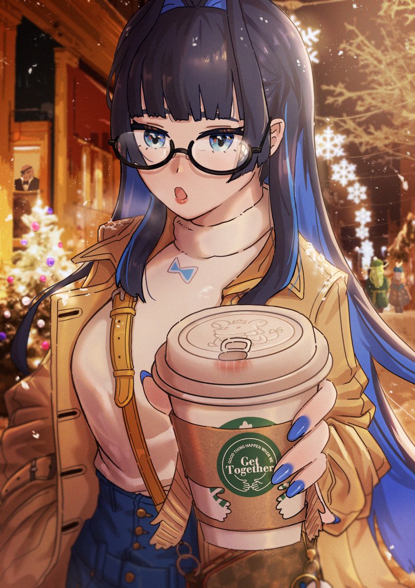 "Keep yourself warm for me, alright?"
(I don't know why, but time flies especially fast when I'm drawing Kronii.)🔎▶️
#kronillust