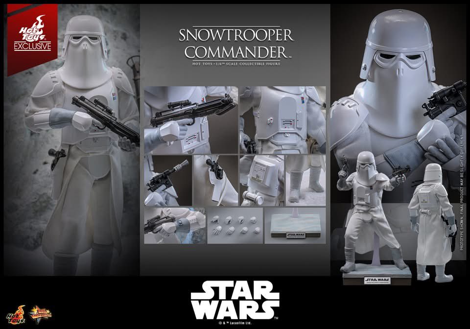 Hot Toys reveals 1:6 Scale Snowtrooper Commander #hottoys #starwars #theempirestrikesback