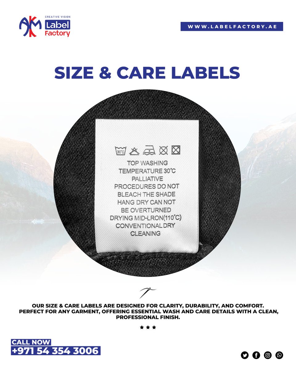 creativ43583649's tweet image. Your garments deserve labels that last.
Premium Size &amp;amp; Care Labels designed for comfort, quality, and care. ✔️
#LabelFactory #GarmentLabels