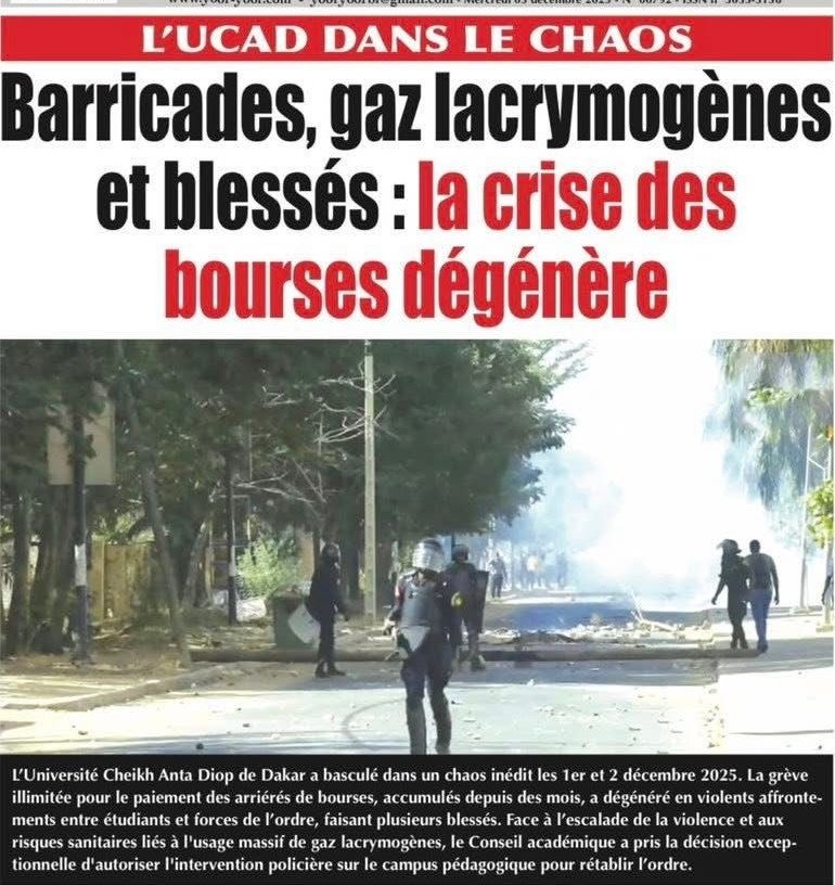 ZahraIyane's tweet photo. #CriseUniversitaire Aux #Étudiants de l’#UCAD, #UGB, #USSEIN, #UASZ, #UADB, #UIDT et de toutes nos #Universités, je le rappelle avec force, ne perdez jamais de vue l’objectif ultime de toute mobilisation responsable : VOTRE REUSSITE ACADEMIQUE. Le #Senegal  n’a pas besoin de bras de fer. Il a besoin d’un sursaut de vérité, de méthode et de responsabilité partagée. L’usage de la force publique doit rester strictement mesuré, protéger, jamais aggraver. Malheureusement si la crise s’installe c’est la responsabilté du #Gouvernement qui montre son incapacité à anticiper, à planifier et à tenir ses engagements envers les étudiants notamment. Cette défaillance nourrit la colère plus que toute revendication. Les slogans ne gouvernement pas, il faut des actes.  #zahraiyane #Ngirsenegal #Akzit