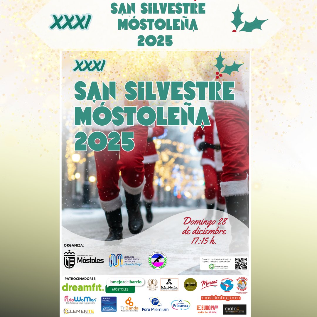 SSMostolena's tweet photo. Ya está aquí la 𝗫𝗫𝗫𝐈 𝗦𝗮𝗻 𝗦𝗶𝗹𝘃𝗲𝘀𝘁𝗿𝗲 𝗠𝗼𝘀𝘁𝗼𝗹𝗲ñ𝗮 𝟮𝟬𝟮𝟱, la carrera más divertida, familiar y esperada de todo el año. ⁣⁣⁣⁣⁣⁣⁣
⁣⁣⁣⁣⁣⁣⁣
👉28 diciembre 2025
⁣⁣⁣
https://t.co/IGBmQhPSzA

#Sansilvestremostoleña⁣⁣⁣⁣⁣⁣⁣
⁣⁣⁣⁣⁣⁣⁣ https://t.co/Lz1ykvnUGb