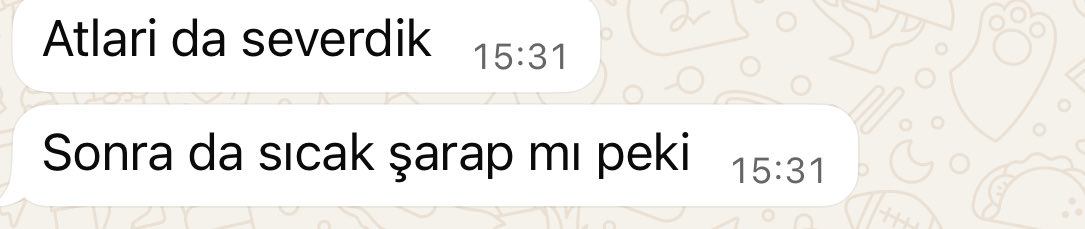 sıcak şarap sezonu açılmıştır 🤝