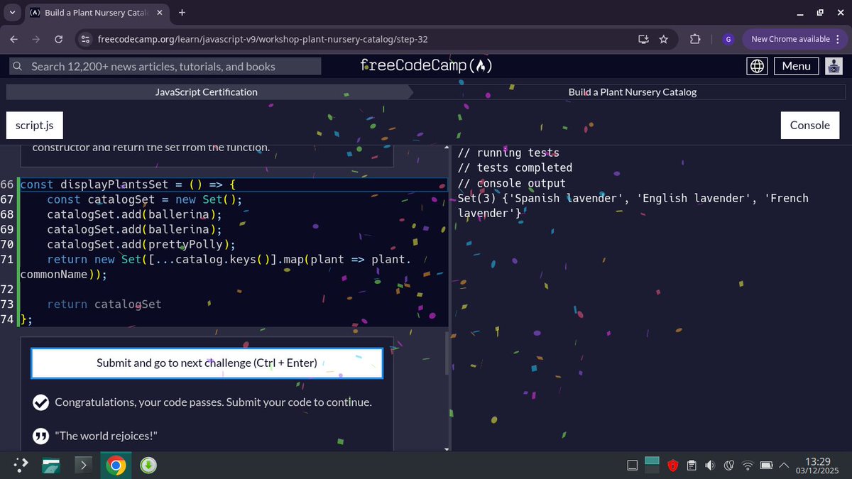 Ujahgrace17's tweet image. I have completed Build a Plant Nursery Catalog #freecodecamp
 freecodecamp.org/learn/javascri…