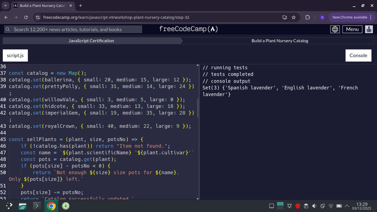 Ujahgrace17's tweet image. I have completed Build a Plant Nursery Catalog #freecodecamp
 freecodecamp.org/learn/javascri…