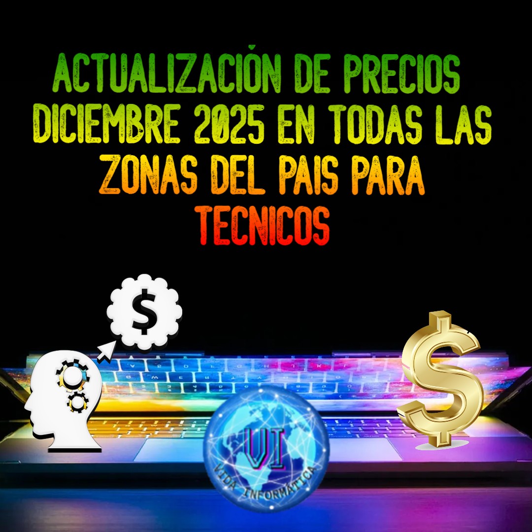 Cambios al 03 de Diciembre de 2025
 
Se actualizaron todos los precios de todas las zonas, en formato PDF, con fecha actualizada al 03 de DICIEMBRE del 2025. 

vidainformatica.com.ar/precios-repara…
#vidainformatica #reparacionpc #tecnicos