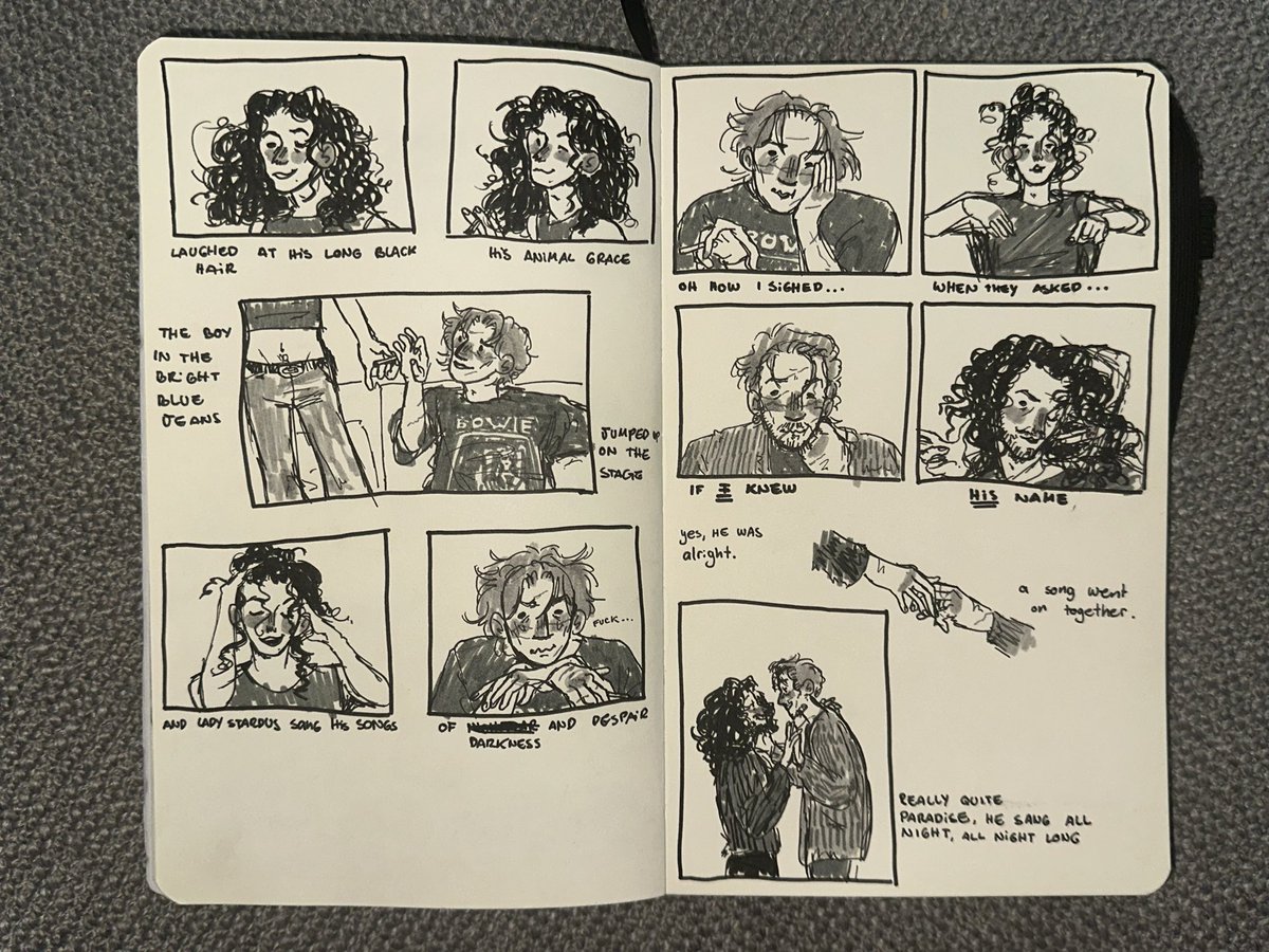 Sleep deprived, binge watching Slow Horses and listening to David Bowie at the same time. Here ya go 🗿
#wolfstar #oldwolfstar #siriusblack #remuslupin