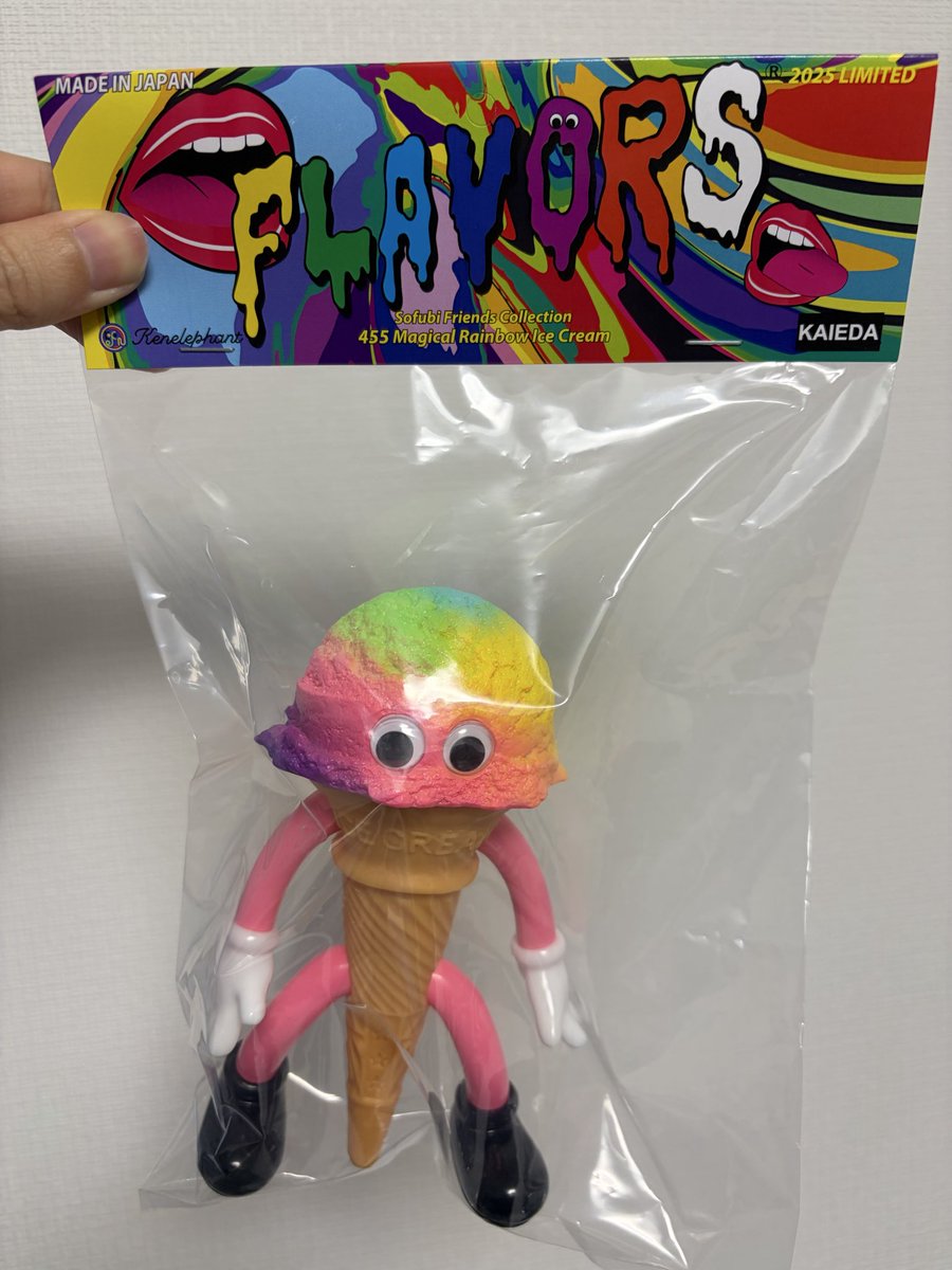 当選したフレーバーズのマジカルレインボーアイスクリーム届いた