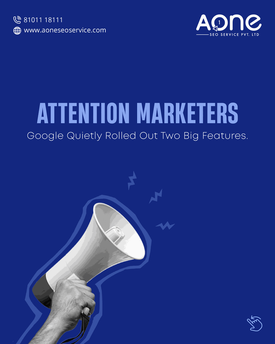 AOneSeoService's tweet image. Google’s new updates let you schedule posts &amp;amp; publish across all locations at once, keeping your brand consistent and workflows simple.

Reach us: +91 8101118111
Visit us: aoneseoservice.com

#AONESEO #SocialMediaMarketing #SEOService #GoogleBusinessProfile #GoogleUpdate