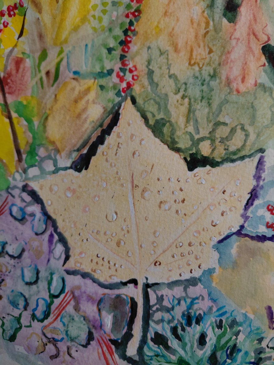 Acuarela en proceso( detalle)
La virgen quedará encinta
tendrá un hijo, al que pondrás por nombre Emanuel ( Este nombre significa  " Dios con nosotros"
Mateo 1:23
#art #acuarela
#FelizMiercoles