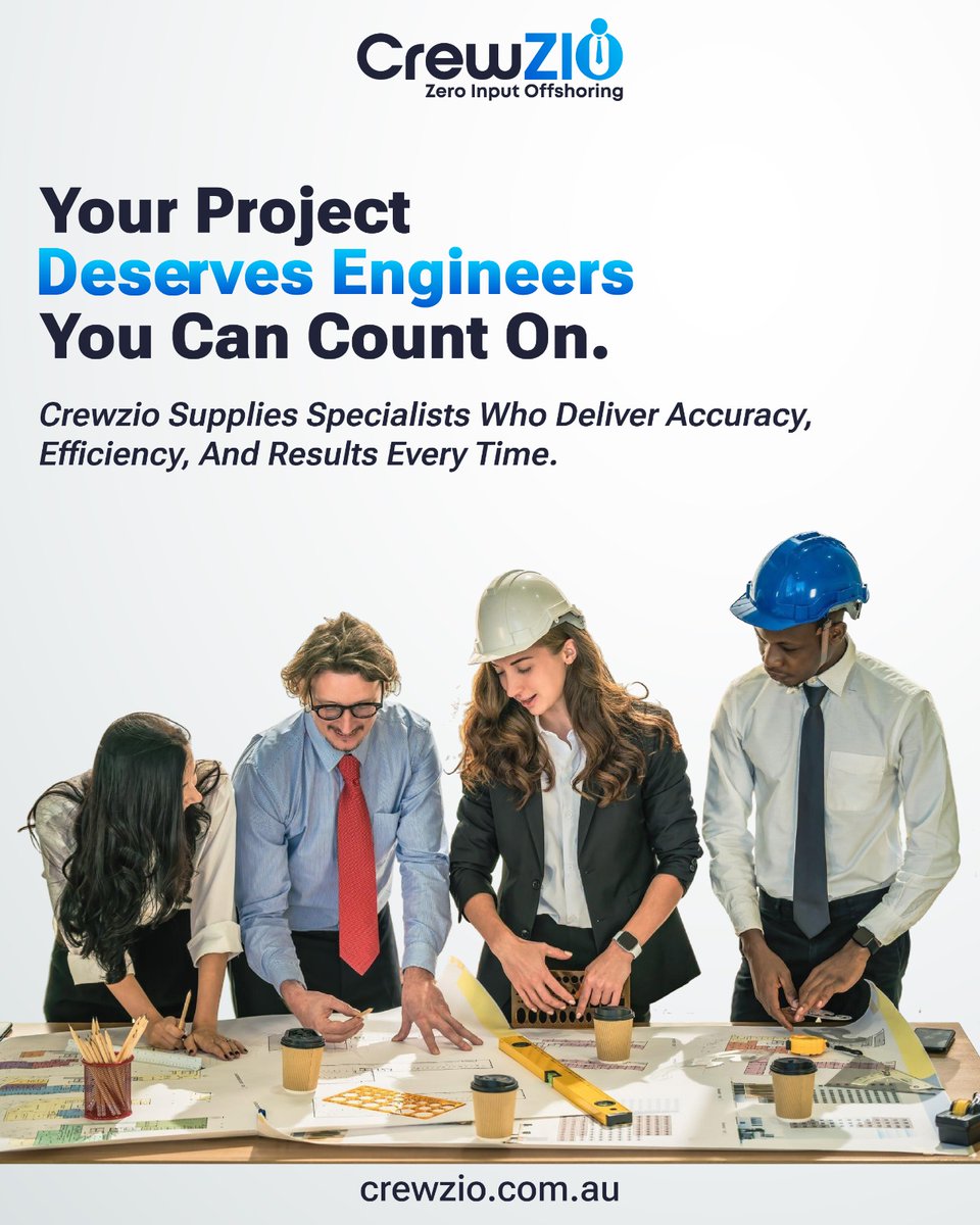 crewzioptyltd's tweet image. Your project deserves engineers you can count on.
CrewZIO supplies specialists who deliver accuracy, efficiency, and results every time.

📞 Contact: 02 8124 8114
📧 Email: info@crewzio.com.au
🌐 Visit Us: crewzio.com.au
#offshoreengineering #engineeringsupport #CrewZIO