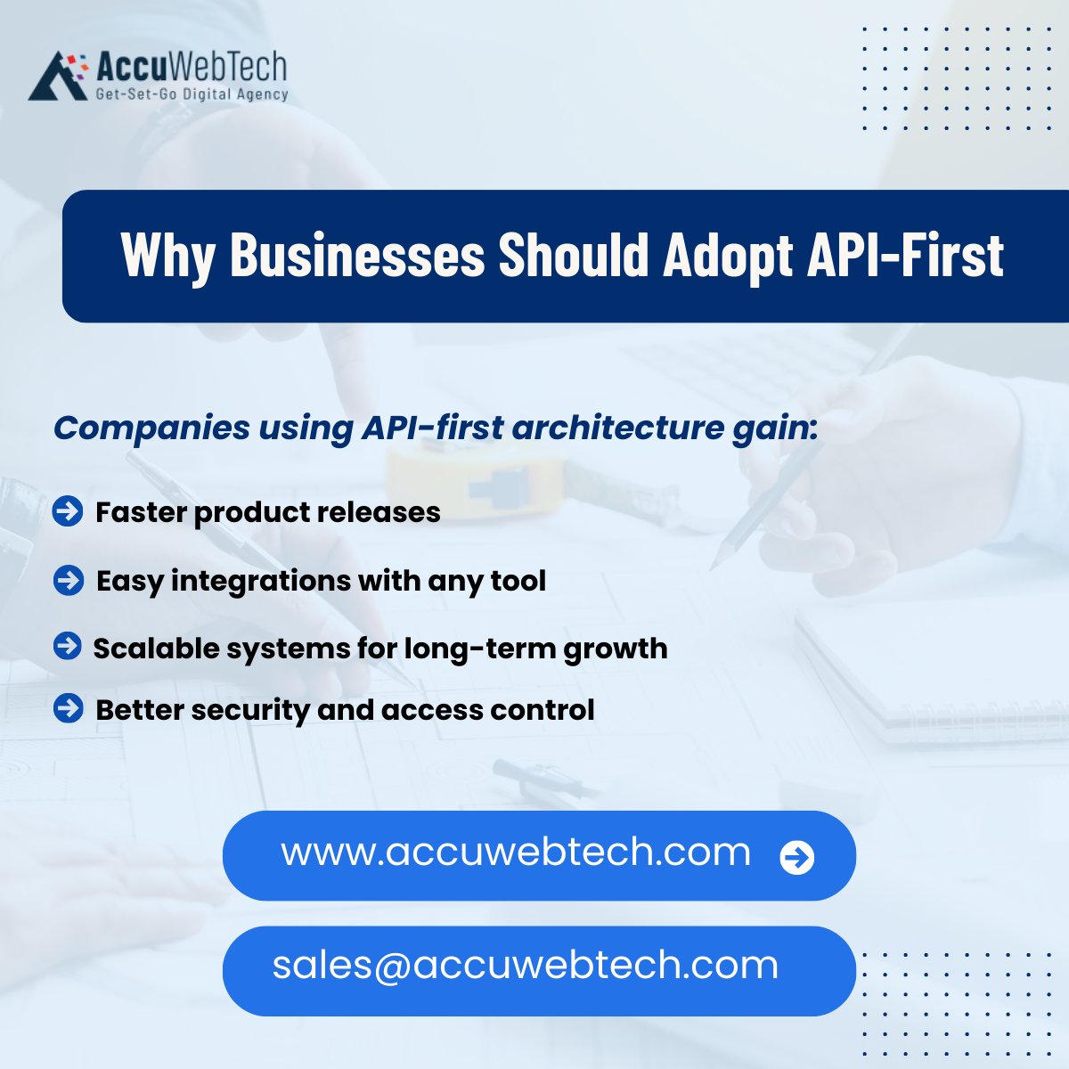 accu_web_tech's tweet image. The Software You’re Building Today Won’t Survive 2025.
If you&apos;re building software in 2025, API-First isn’t optional-it’s survival.
Swipe through to see why the world’s smartest companies have already shifted.
#AccuWebTech #APIFirst #SoftwareEngineering #SystemArchitecture #API
