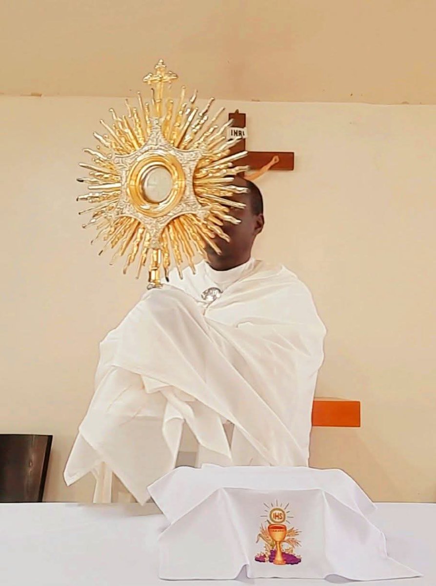 The blessed sacrament  is a strong weapon against every principalities of the dev!l.