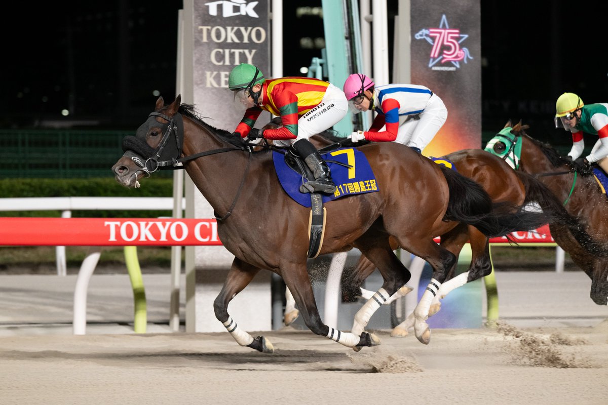第17回 #勝島王冠 (SII) の優勝馬は、#TCK の #キングストンボーイ