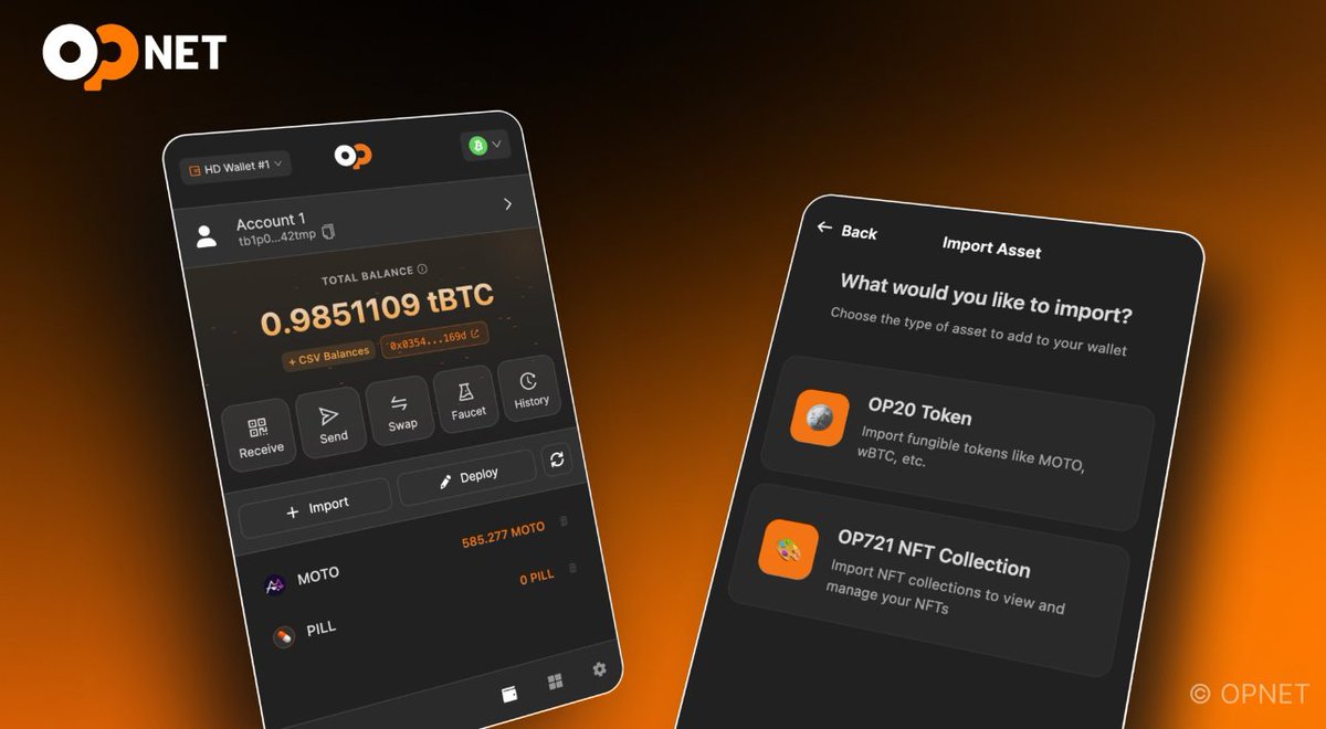kotbegemot_eth's tweet photo. Testnet flow on #OP_NET is already a mini DeFi stack - faucet tBTC, swap on MotoSwap, stake on MotoChef, farm points and NFTs on the portal. All this is just a rehearsal for Bitcoin native DeFi at scale.
@opnetbtc https://t.co/hENUXRd9vG