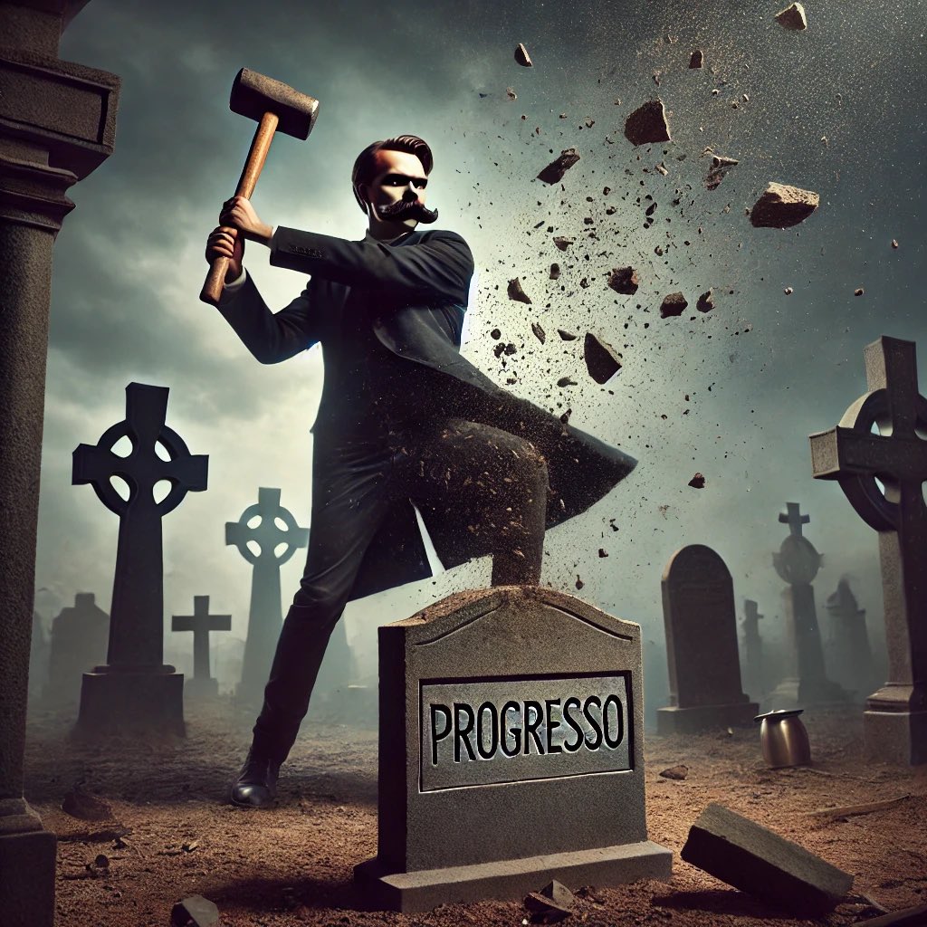 E se la maggior parte dei nostri valori - la tolleranza, l’amore, la gentilezza, la democrazia, la non violenza, l’uguaglianza ed il progresso - non fossero altro che valori di decadenza, figli del nichilismo e della menzogna più velenosa?

Frammenti postumi - Friedrich Nietzsche