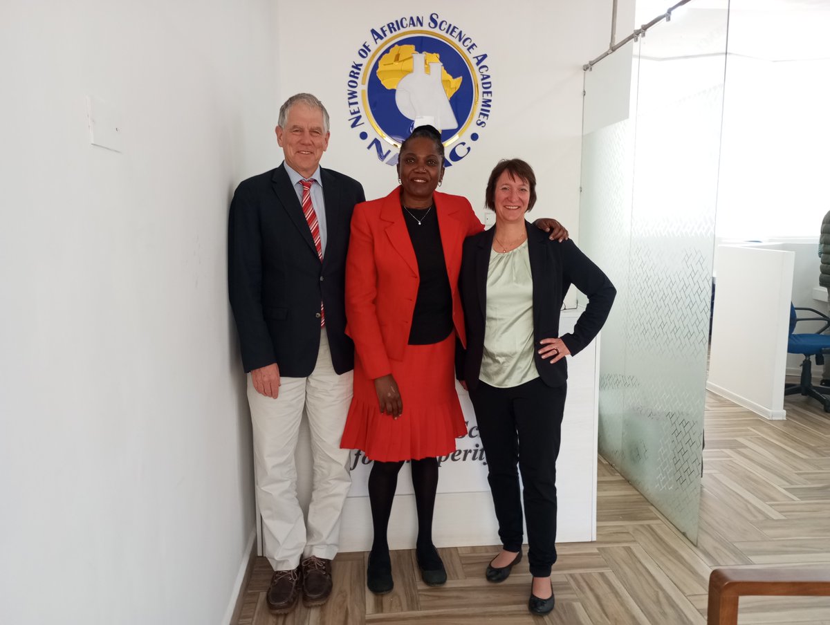A great day at NASAC! We welcomed Prof. Tobias Bonhoeffer and Dr. Andrea Rottach from the <a href="/maxplanckpress/">Max Planck Society</a>  to our Nairobi headquarters.
Productive discussions on future collaboration, scientific exchange &amp; partnerships.
#NASAC #MaxPlanck #ScienceDiplomacy #ResearchCollaboration