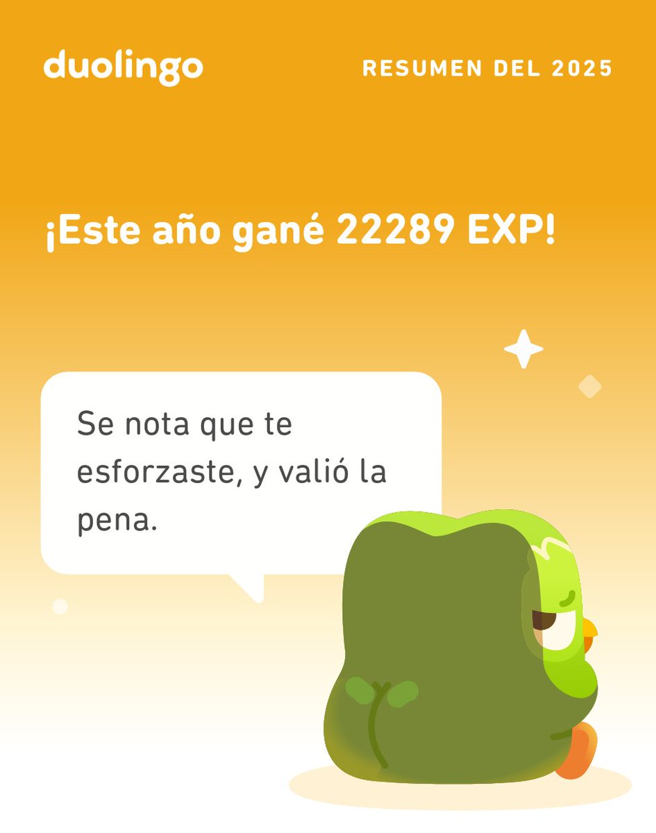 cesarantonio09's tweet photo. ¡Miren cuánto aprendí en Duolingo este 2025! ¿Qué tal ustedes? #Duolingo365 https://t.co/X6xnMn2HiZ