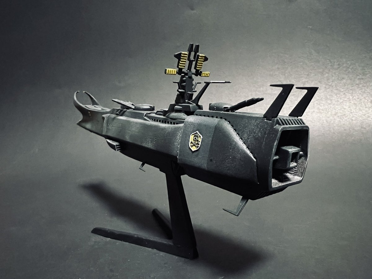 1/1600デスシャドウ号完成デス✨
かなり作りやすく造形も素晴らしいキットでした😊

#ベメコン3
#ベメコン3完成