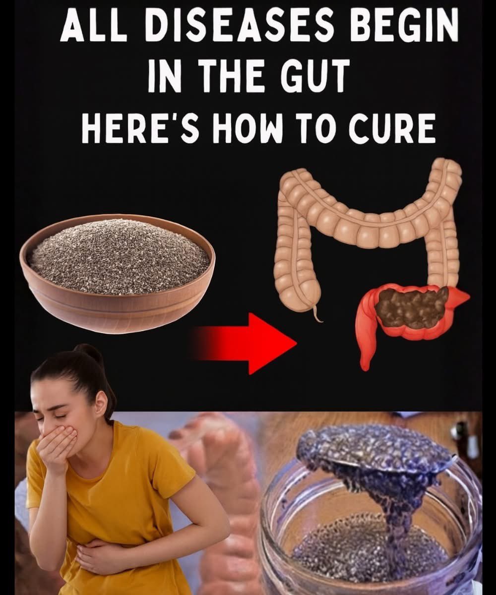 Chia water for colon cleanse!

Chia seeds swell into a soft gel that sweeps out waste, eases constipation, and soothes gut inflammation.

They are soluble fibre and Omega-3 support, smoother digestion, and healthier gut, Flora.

Mix 1 tbs chia in 1 glass warm water, rest 10-15