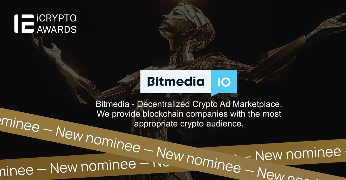 🚀 Vote Now! Bitmedia 👍
 
Bitmedia has been nominated for 
“Best Crypto Advertising Network” at the 
iCrypto Awards: People’s Choice!
Show your support and help them win 🏆

👉 icryptoawards.com/nominees/media…

#iCryptoAwards #CryptoAwards #meme #Bitmedia #Web3 #DeFi #CryptoCommunity