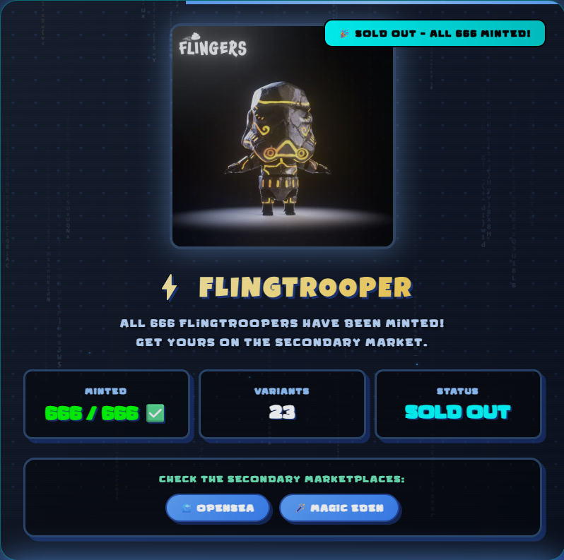 🚨SOLD OUT🚨

Thanks to everyone that has minted &lt;3

So much more to come 🔥