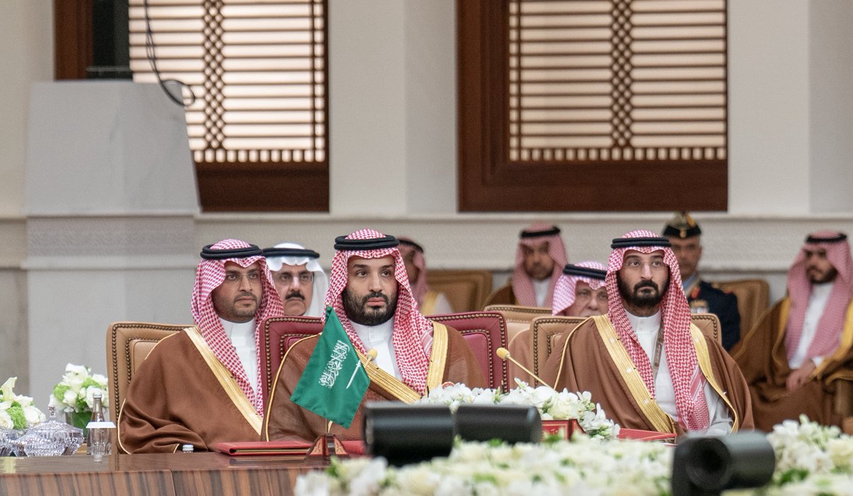 سمو سيدي #ولي_العهد يرأس وفد المملكة في الدورة الـ 46 للمجلس الأعلى لمجلس التعاون لدول الخليج العربية التي بدأت أعمالها اليوم في مملكة البحرين.